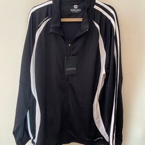 Stormtech Performance Men’s Zip Jacket Black White XL NWT